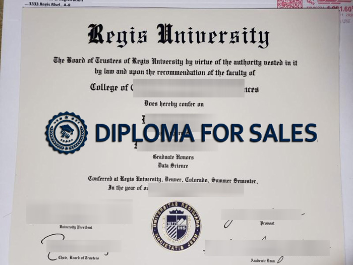 Regis University Diploma Regis University Diploma