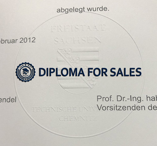 TU Chemnitz Urkunde seal