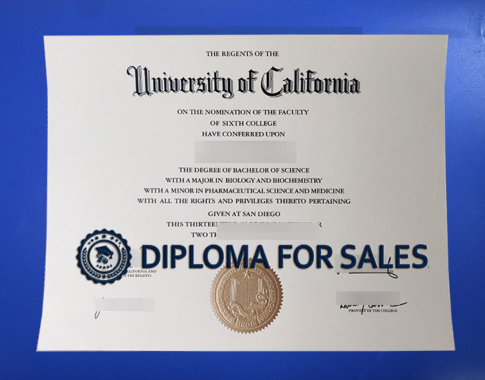 UCSD Diploma