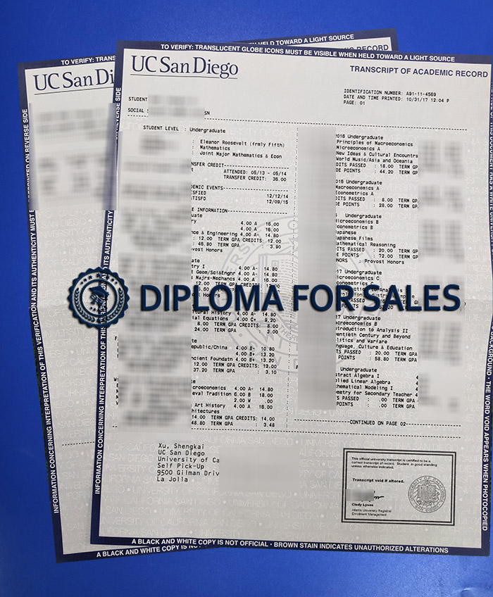 UC San Diego Transcript UC San Diego Transcript