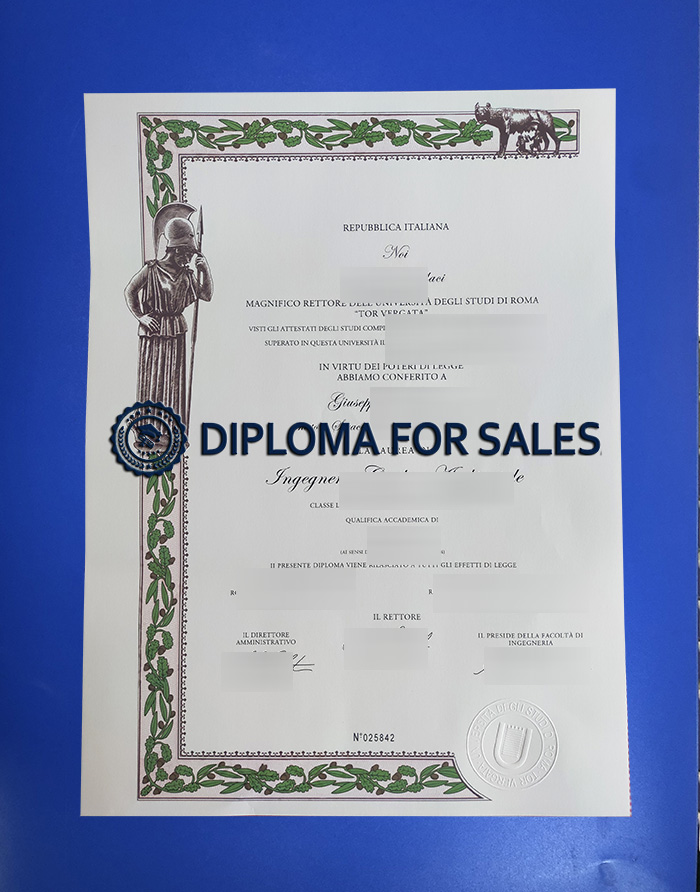 Tor Vergata University Diploma Tor Vergata University Diploma