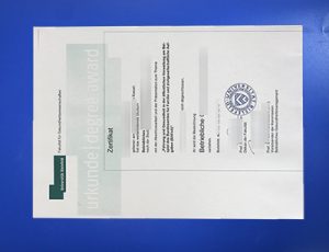 Universität Bielefeld Urkunde