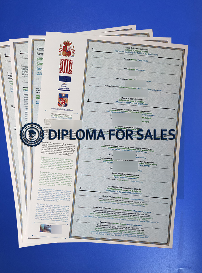 Barcelona University Transcript
