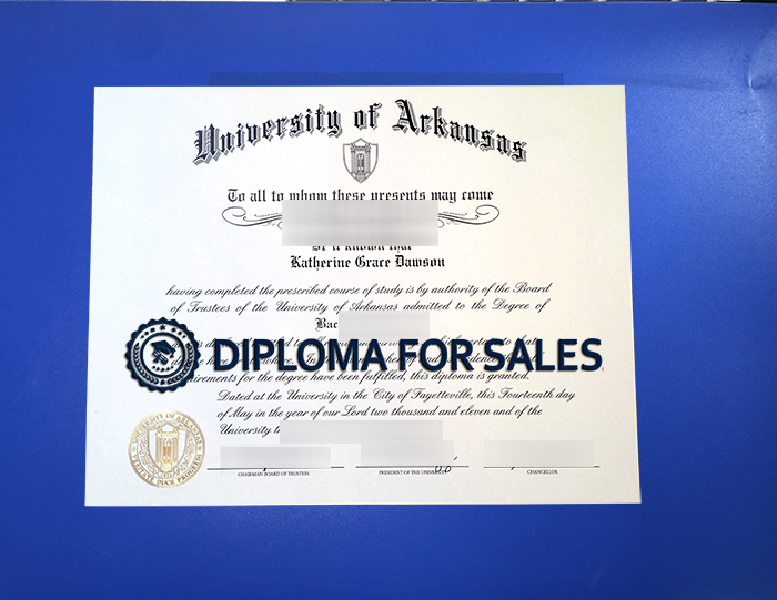 University of Arkansas Diploma