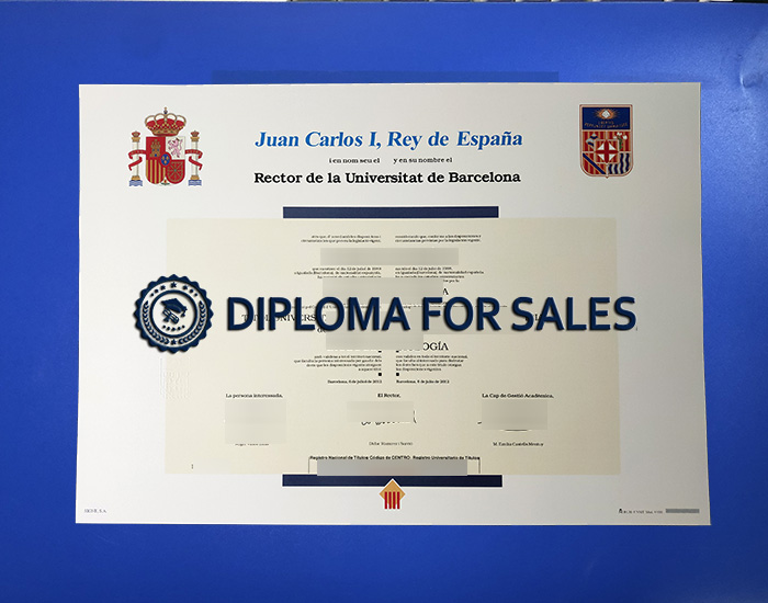 University of Barcelona Diploma