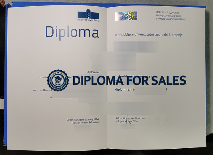 Univerza v Mariboru Diploma