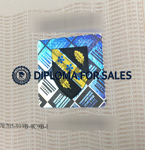 University of Wales Trinity Saint David degree Seal