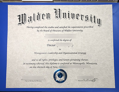 Walden University Diploma