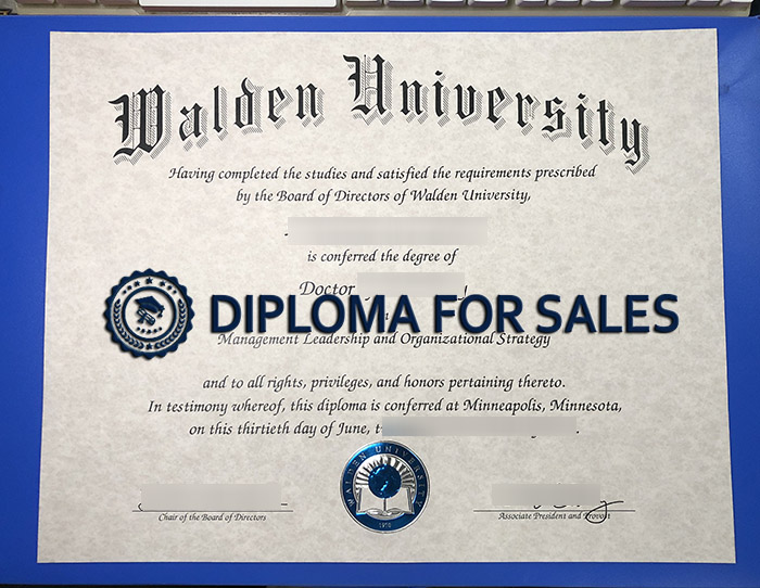 Walden University Diploma Walden University Diploma
