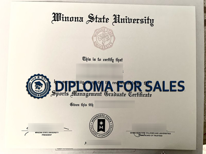 Winona State University Diploma