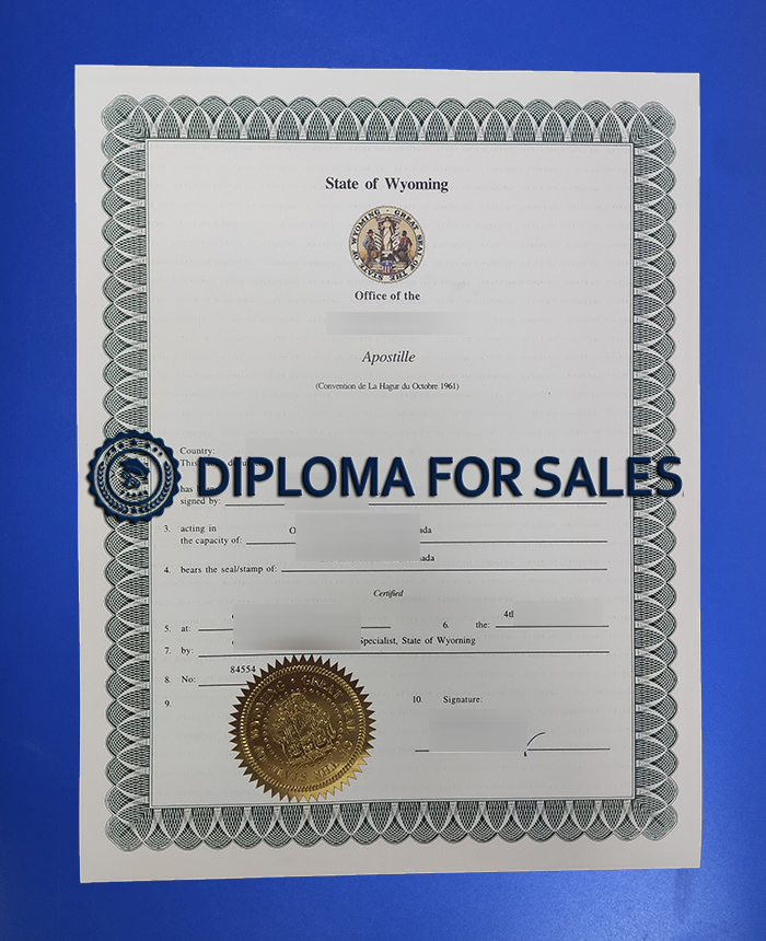 Wyoming apostille