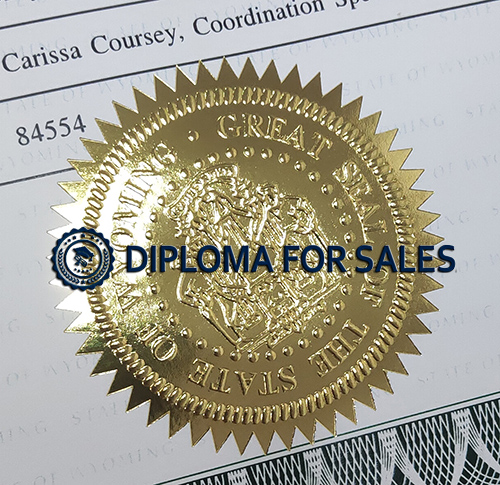 Wyoming apostille seal