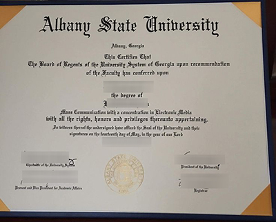 Fake Albany State University Diploma
