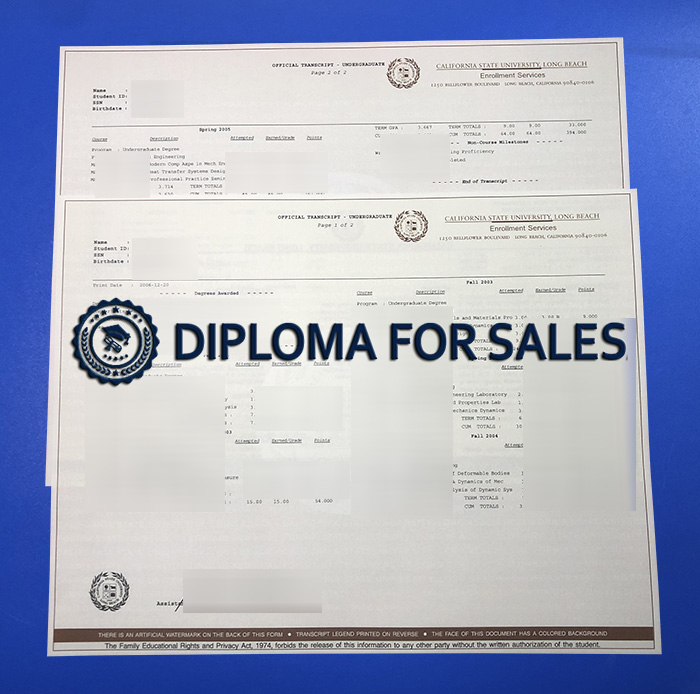 fake CSULB Transcript fake CSULB Transcript