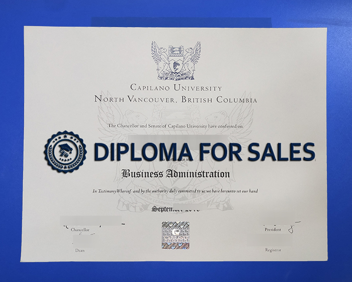 Fake CapU Diploma Fake CapU Diploma