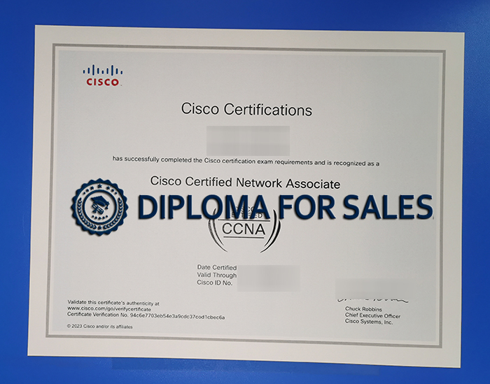 Fake CISCO certifications