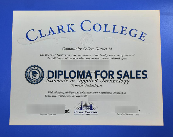 Clark College Diploma