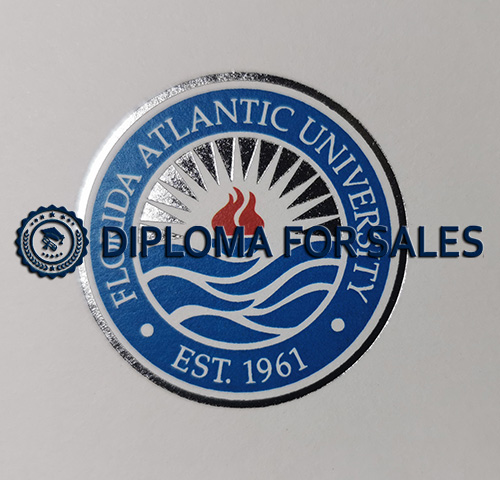 Florida Atlantic University Diploma seal