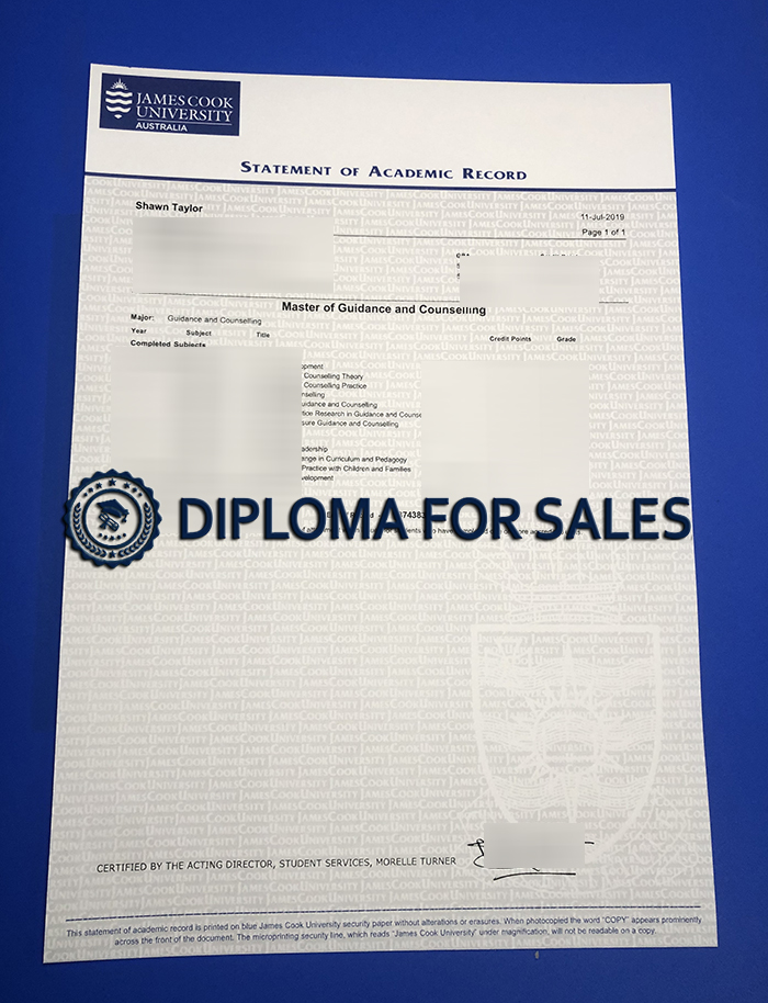 Fake JCU Transcript Fake JCU Transcript