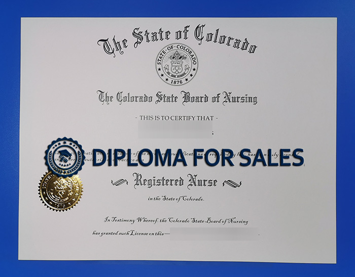 Fake Registered nurse Certificate