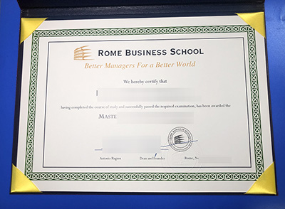 Rome Business School Diploma
