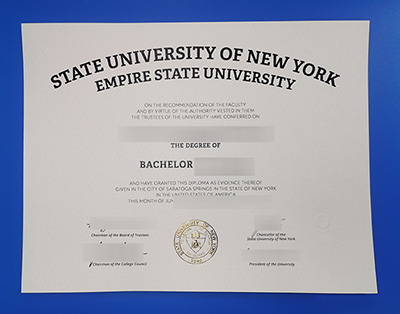 Fake SUNY Empire Diploma