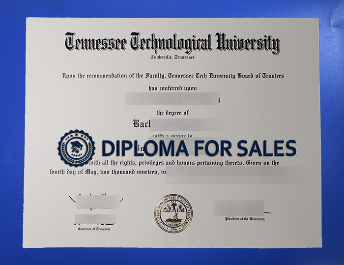 Fake Tennessee Tech Diploma