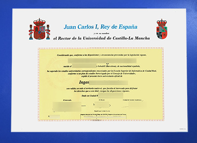 Fake UCLM Diploma