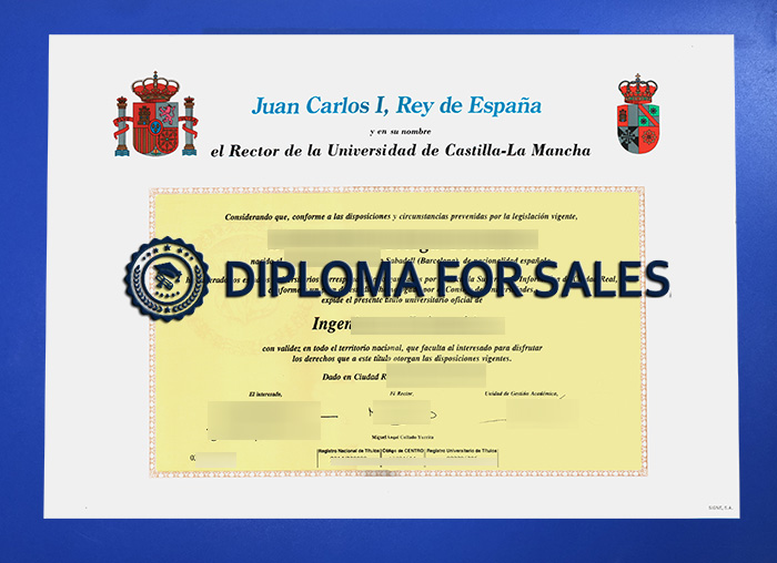 Fake UCLM Diploma