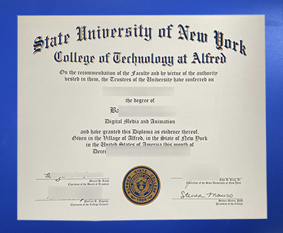 Alfred State College Diploma