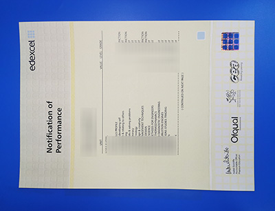 Fake BTEC Transcript