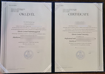 Fake ELTE Diploma
