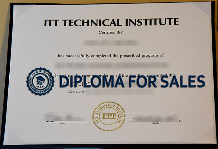 Fake ITT Tech Diploma