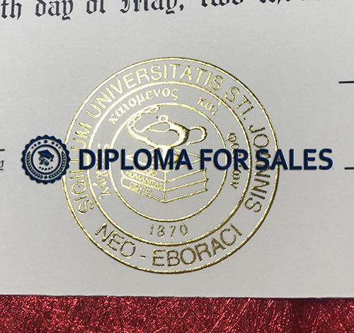 St John's University seal