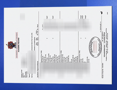 Fake Stellenbosch University Transcript