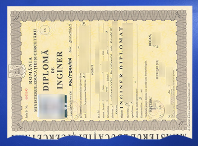 Fake Universitatea Politehnica din Bucureşti Diploma