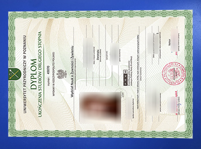 Fake Uniwersytet Przyrodniczy w Poznaniu Diploma