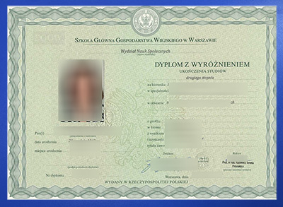 Fake SGGW Diploma