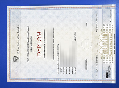 Fake Politechnika Wrocławska Dyplom