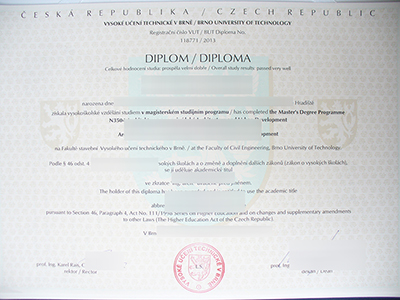 Fake VUT Diploma