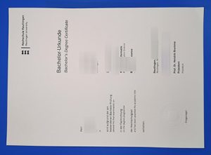 Fake Hochschule Reutlingen Urkunde