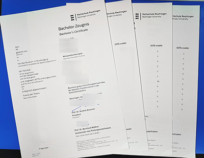 fake Hochschule Reutlingen Zeugnis