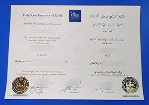 Fake USEK Diploma