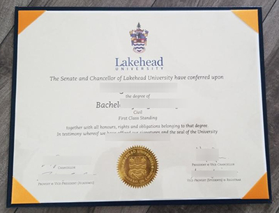 fake Lakehead University Diploma
