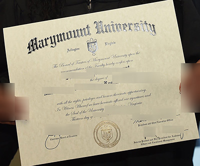 Fake Marymount University Diploma