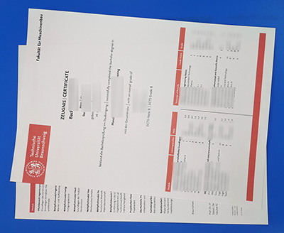 Fake TU Braunschweig Zeugnis