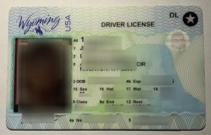 fake Wyoming ID
