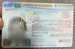 Fake ESP Permiso De Residencia