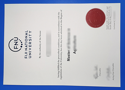 Fake FNU Diploma