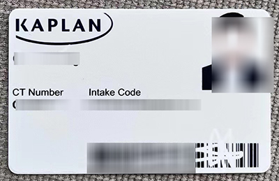 Kaplan Student Card